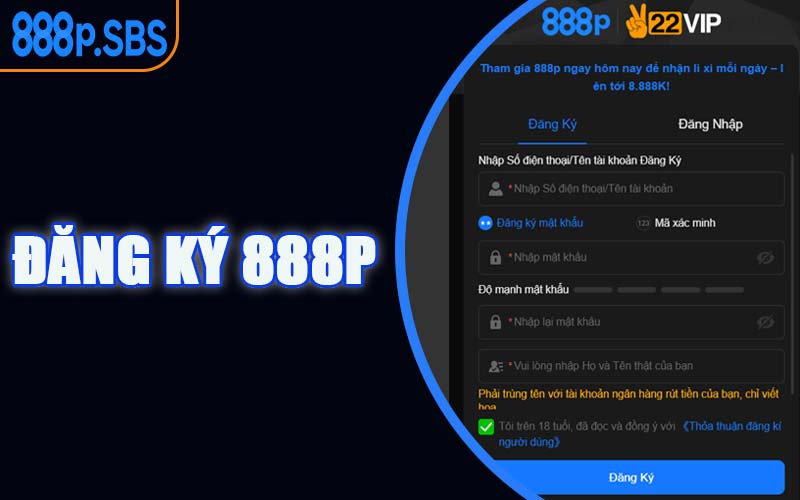 Đăng Ký 888P